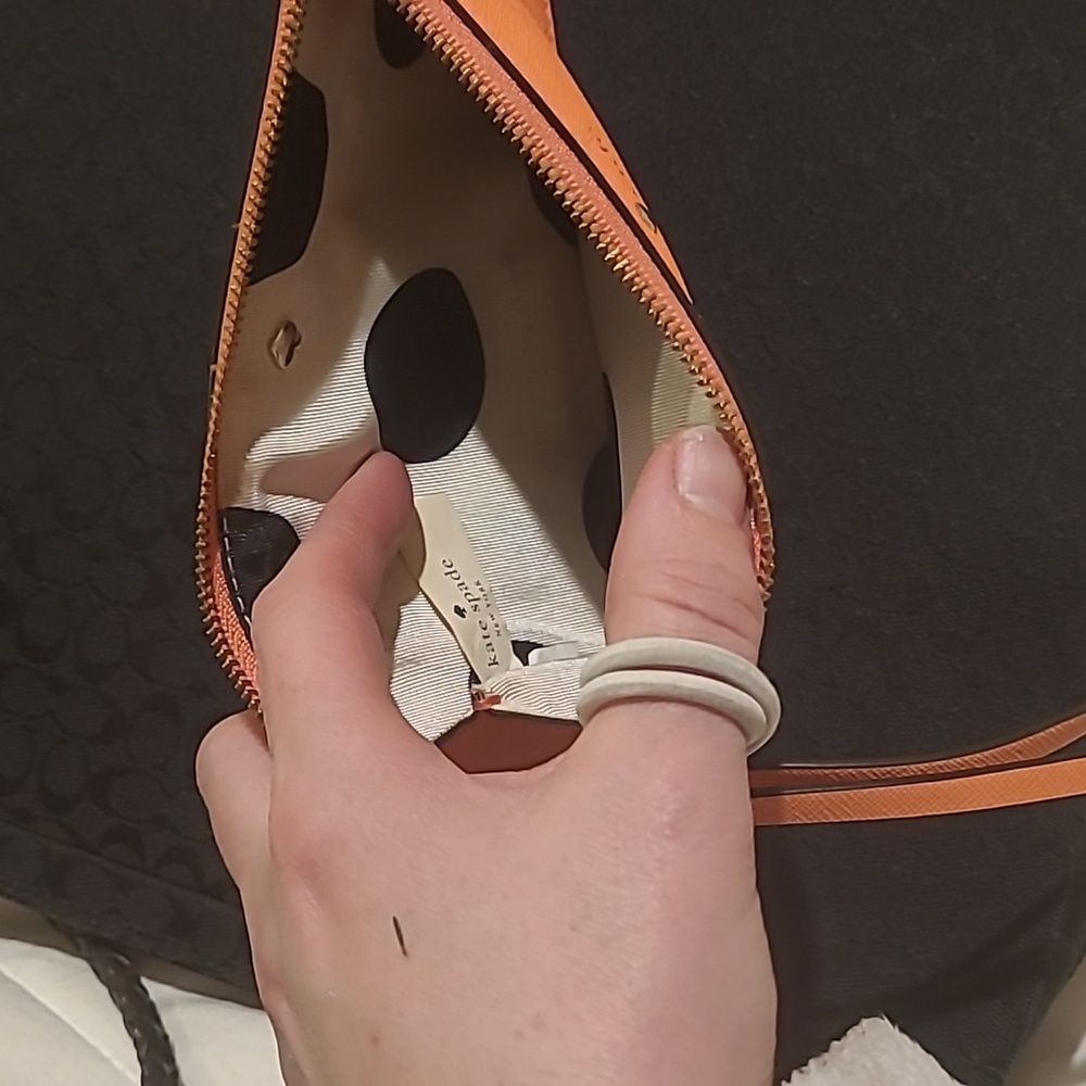Kate Spade Vibrant Orange Clutch - Picture 3 of 3